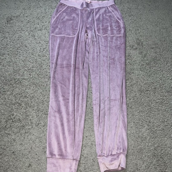 Vintage Juicy Couture Pants Womens Size Small Pink Velour Athleisure - Picture 4 of 6